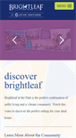 Mobile Screenshot of brightleafatthepark.com